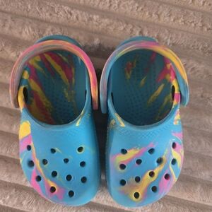 CROCS Kids Sandals - Blue, Pink, Yellow